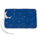 Sky Night Moon Clouds Crescent Pen Storage Case (S)