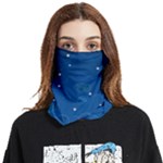 Sky Night Moon Clouds Crescent Face Covering Bandana (Two Sides)
