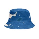 Sky Night Moon Clouds Crescent Inside Out Bucket Hat