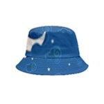 Sky Night Moon Clouds Crescent Inside Out Bucket Hat (Kids)