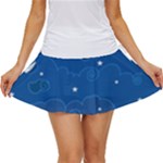 Sky Night Moon Clouds Crescent Women s Skort