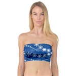 Snowflakes Winter Background Bandeau Top