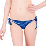 Snowflakes Winter Background Bikini Bottoms