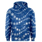 Snowflakes Winter Background Men s Core Hoodie