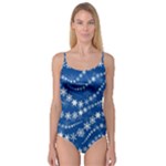 Snowflakes Winter Background Camisole Leotard 