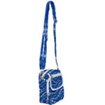 Snowflakes Winter Background Shoulder Strap Belt Bag