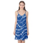 Snowflakes Winter Background Camis Nightgown 