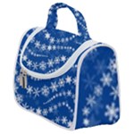 Snowflakes Winter Background Satchel Handbag