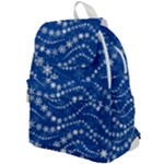 Snowflakes Winter Background Top Flap Backpack