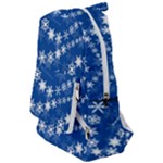 Snowflakes Winter Background Travelers  Backpack