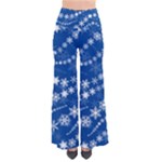 Snowflakes Winter Background So Vintage Palazzo Pants