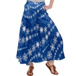 Snowflakes Winter Background Women s Satin Palazzo Pants