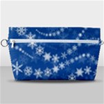 Snowflakes Winter Background Handbag Organizer