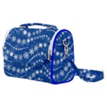 Snowflakes Winter Background Satchel Shoulder Bag
