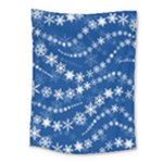 Snowflakes Winter Background Medium Tapestry