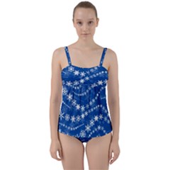 Twist Front Tankini Set 