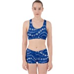 Snowflakes Winter Background Work It Out Gym Set