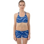 Snowflakes Winter Background Back Web Gym Set