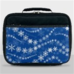Snowflakes Winter Background Lunch Bag