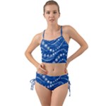 Snowflakes Winter Background Mini Tank Bikini Set