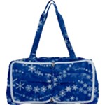 Snowflakes Winter Background Multi Function Bag