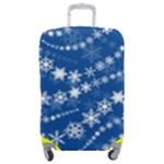 Snowflakes Winter Background Luggage Cover (Medium)