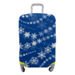 Snowflakes Winter Background Luggage Cover (Small)