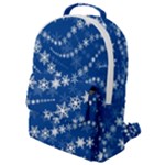 Snowflakes Winter Background Flap Pocket Backpack (Small)