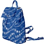 Snowflakes Winter Background Buckle Everyday Backpack