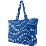 Snowflakes Winter Background Simple Shoulder Bag
