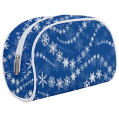 Snowflakes Winter Background Make Up Case (Medium) from ArtsNow.com