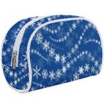 Snowflakes Winter Background Make Up Case (Large)