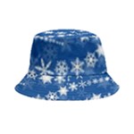Snowflakes Winter Background Bucket Hat