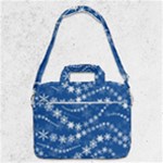 Snowflakes Winter Background MacBook Pro 13  Shoulder Laptop Bag 