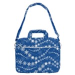 Snowflakes Winter Background MacBook Pro 16  Shoulder Laptop Bag