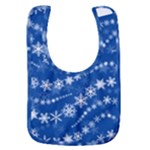 Snowflakes Winter Background Baby Bib