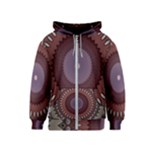 Art Pattern Design Kids  Zipper Hoodie