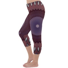 Capri Winter Leggings Back Capri Winter Leggings Back