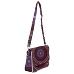 Art Pattern Design Shoulder Bag with Back Zipper