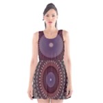 Art Pattern Design Scoop Neck Skater Dress