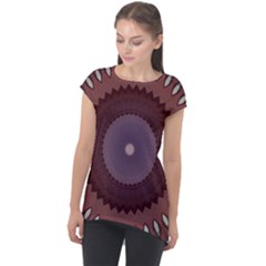 Cap Sleeve High Low Top 