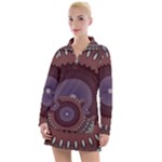 Art Pattern Design Women s Long Sleeve Casual Dress