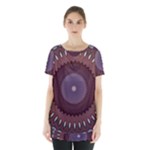 Art Pattern Design Skirt Hem Sports Top