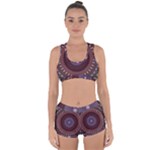 Art Pattern Design Racerback Boyleg Bikini Set