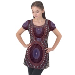 Puff Sleeve Tunic Top 
