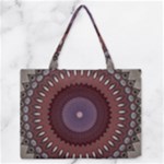 Art Pattern Design Zipper Medium Tote Bag