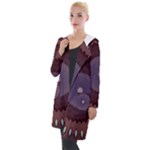 Art Pattern Design Hooded Pocket Cardigan