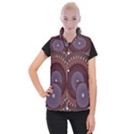 Art Pattern Design Women s Button Up Vest