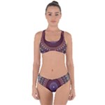 Art Pattern Design Criss Cross Bikini Set