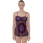 Art Pattern Design Babydoll Tankini Set
